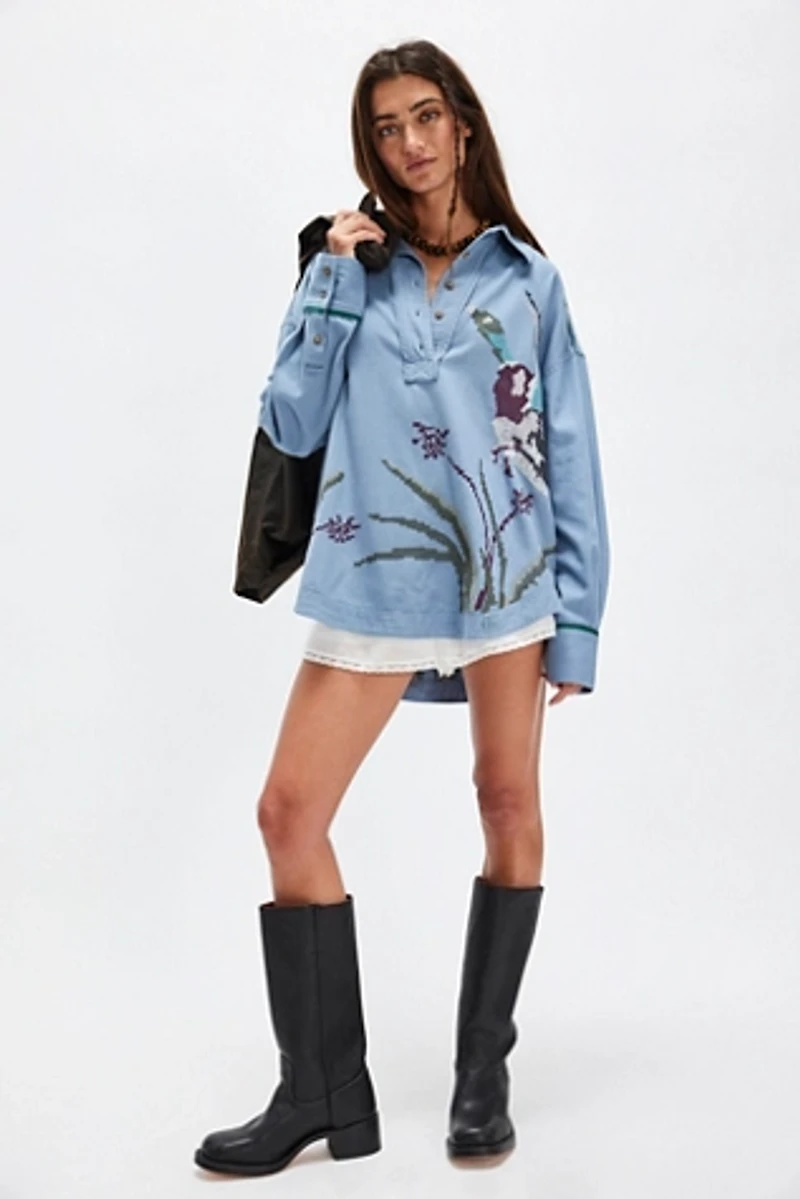 We The Free Denim Majestic Mallard Shirt