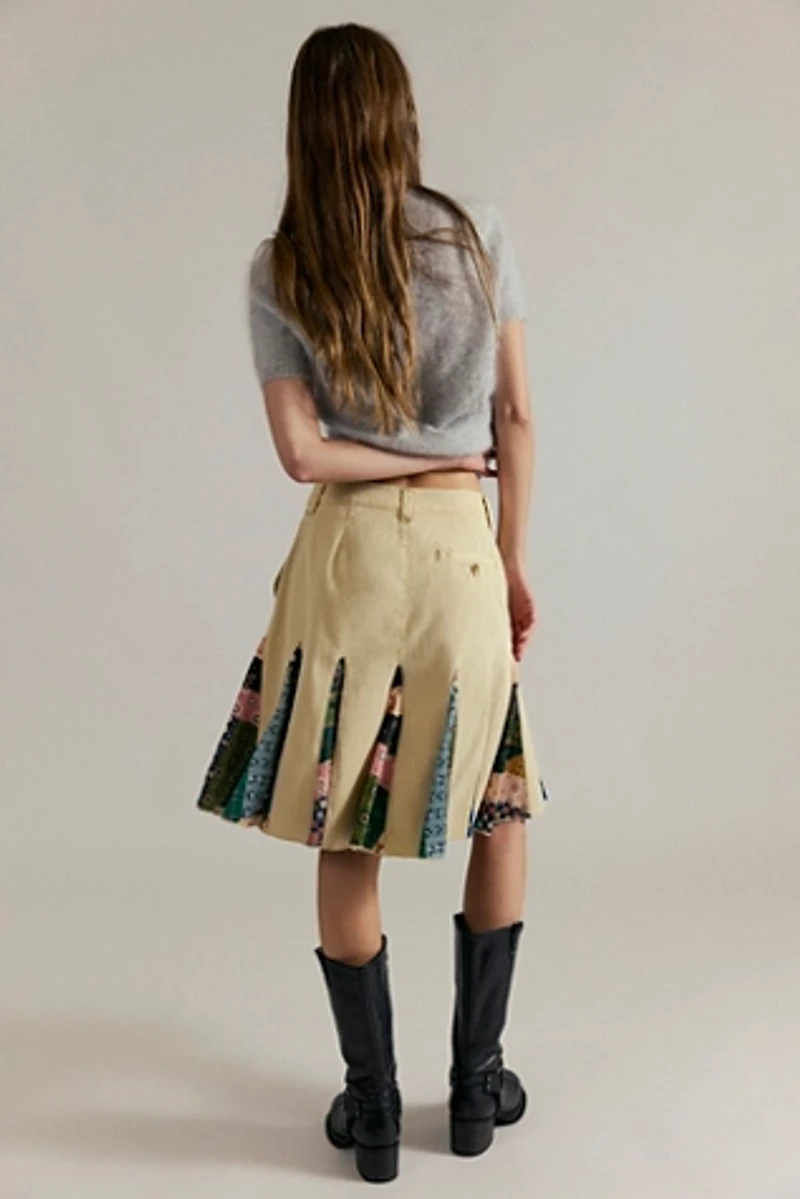 Peirrot Scarf Midi Skirt