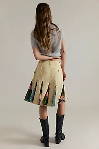 Peirrot Scarf Midi Skirt