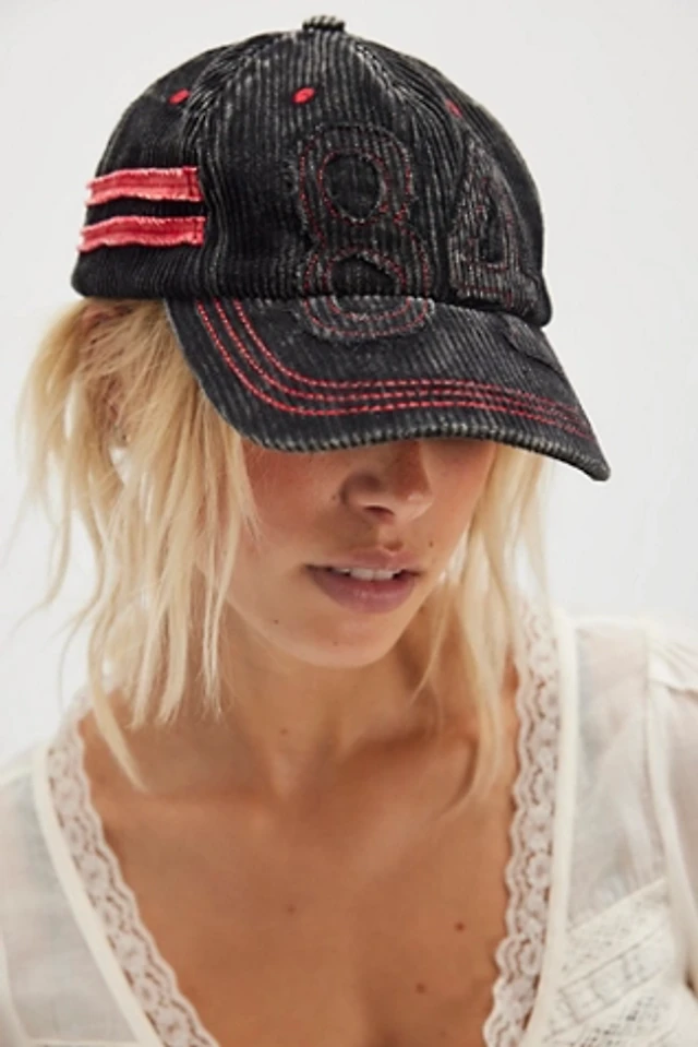 ▪️NWT Free People Hollie Varsity Denim Baseball Hat Free People Hollie Varsity Baseball Hat | The Summit main image 4