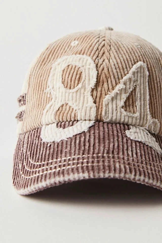 NWT FREE PEOPLE HOLLIE VARSITY BASEBALL HAT IVORY Hollie Varsity Baseball Hat | Free People main image 3