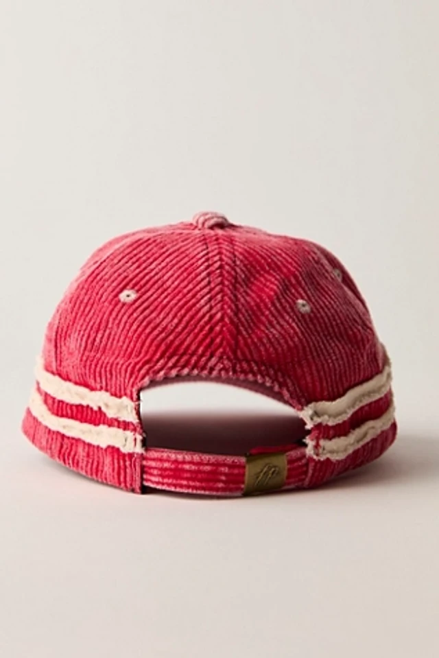 Free People Hollie Varaity Ivory & Brown Corduroy Baseball Cap with \'84\' Patch Free People Hollie Varsity Baseball Hat in Brown | Lyst main image 4
