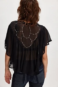 So Fine Studded Blouse