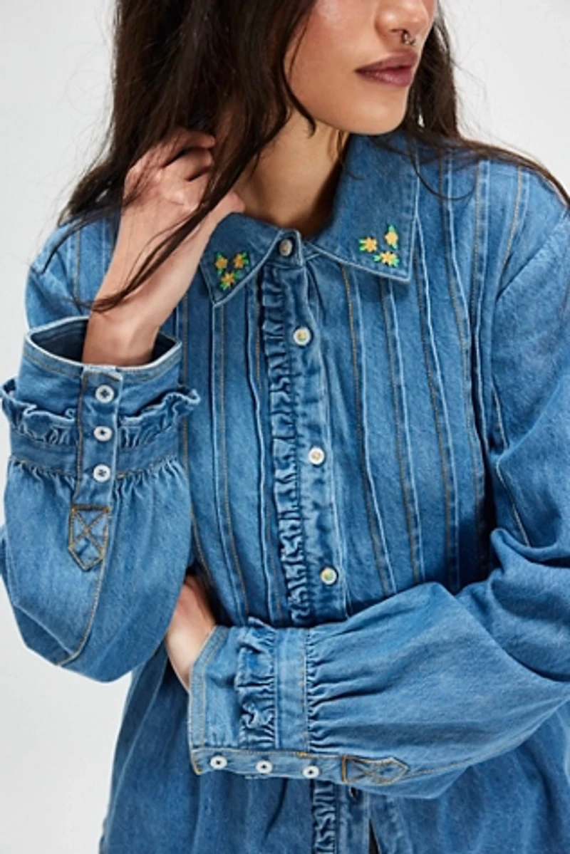 Robin Pintuck Denim Shirt