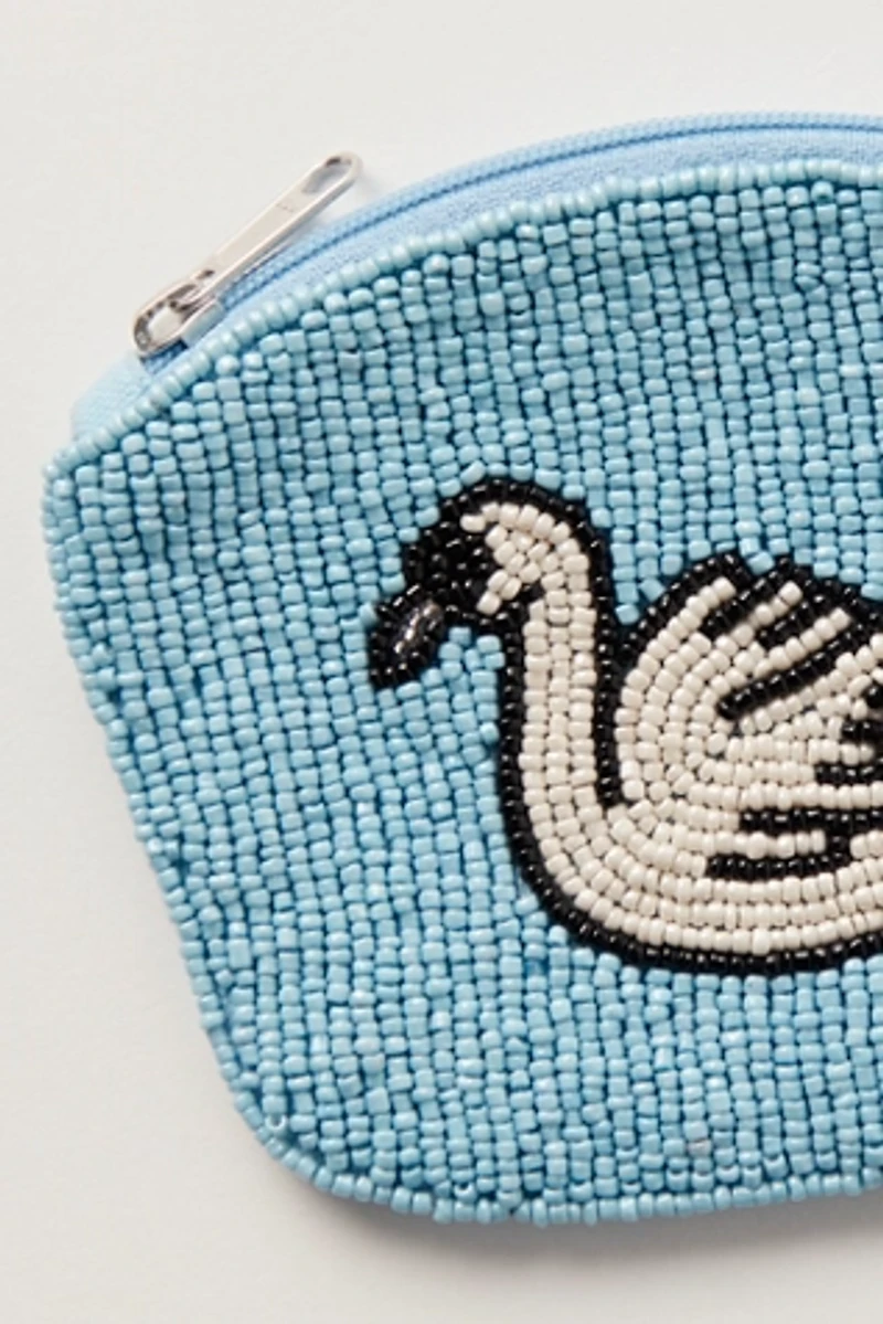 Swan Lake Beaded Wallet