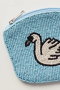 Swan Lake Beaded Wallet