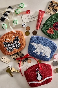 Polar Plunge Beaded Wallet