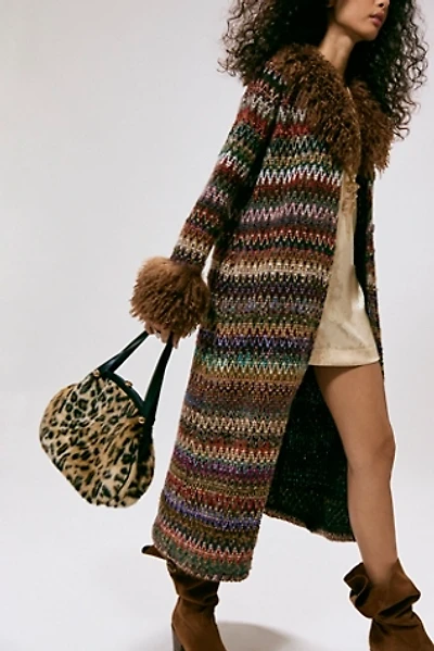 Anna Sui Leopard Granny Bag