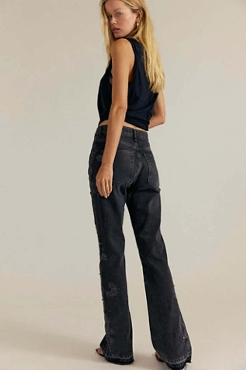 We The Free Irie Embroidered and Studded Jeans