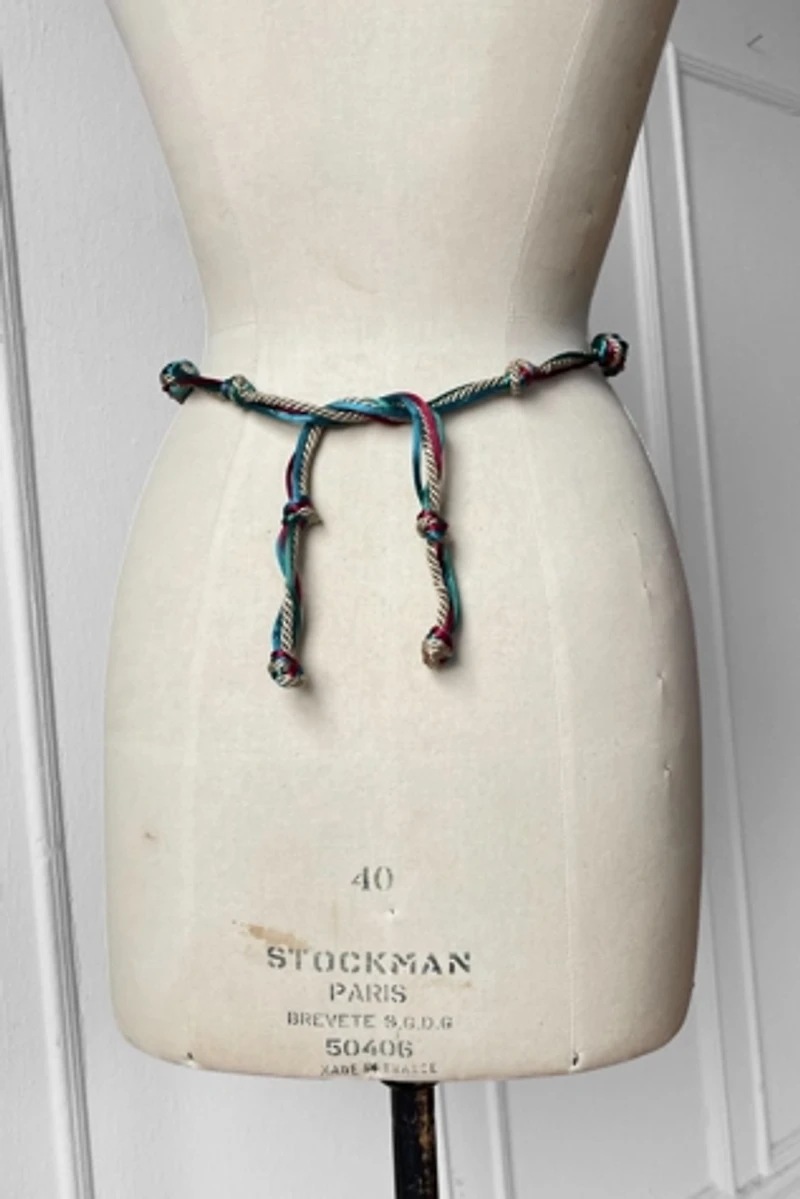 80s Vintage Braided Cord Tie-Around Belt Selected by MARMALADE