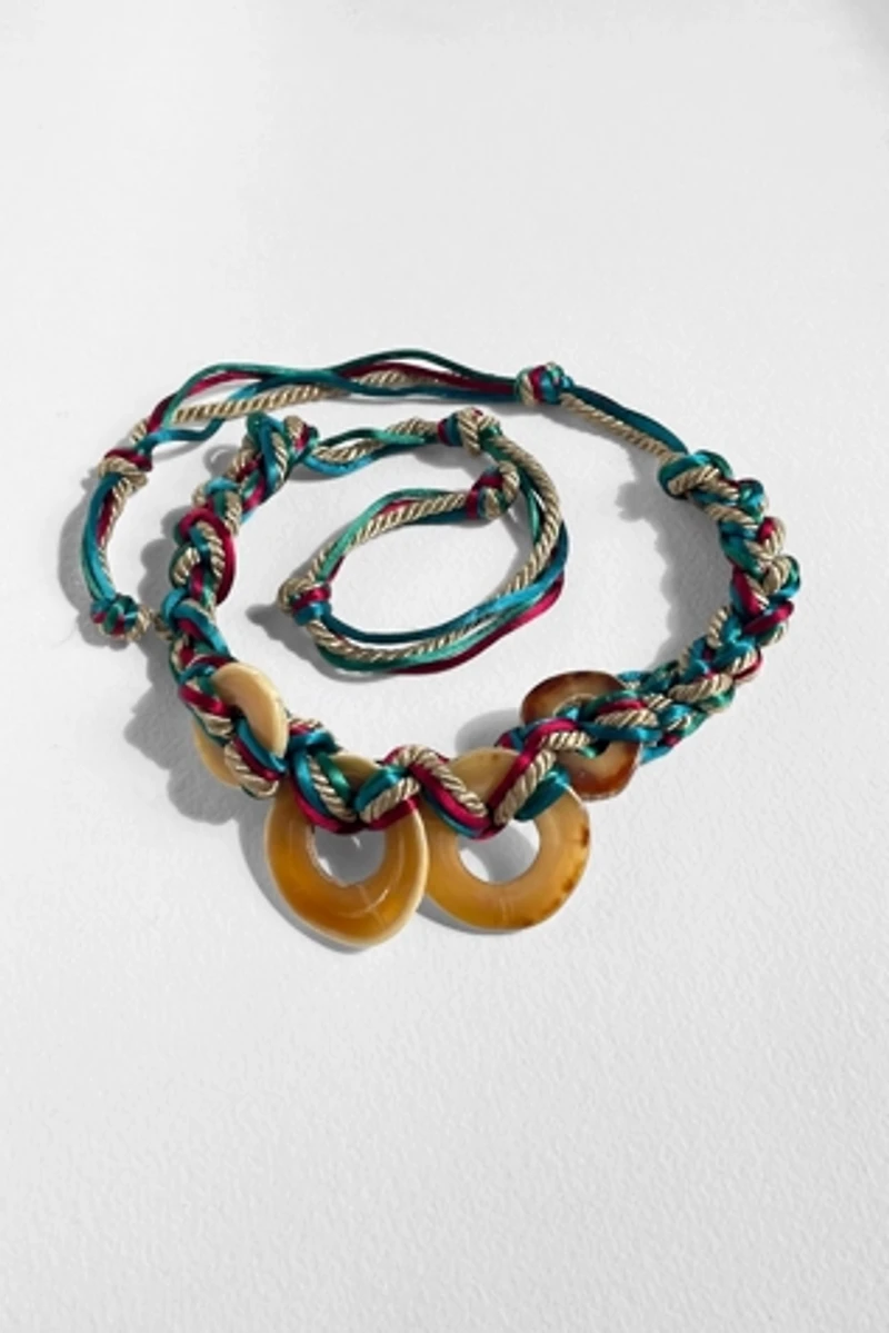 80s Vintage Braided Cord Tie-Around Belt Selected by MARMALADE