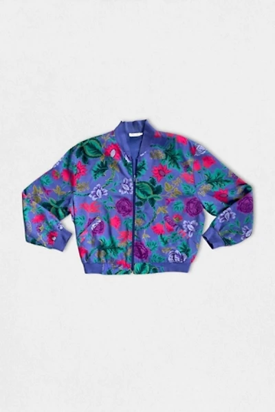 Vintage 90s Floral Allover Print Bomber Jacket Selected by MARMALADE