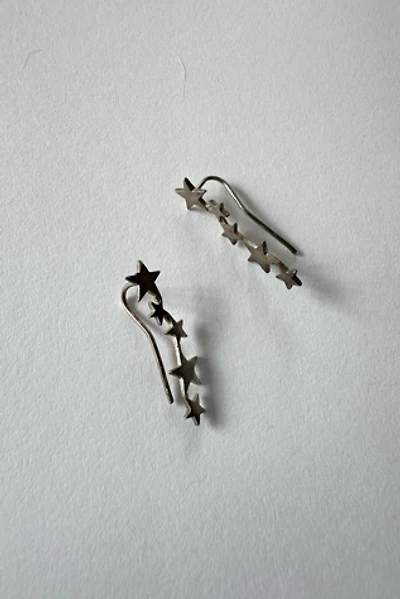 Vintage 1970s Sterling Silver Star Earrings Selected by Cherry