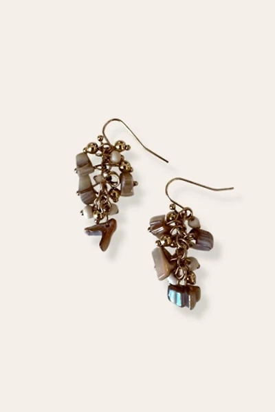 Early 2000's Beaded Dangle Earrings Selected By Afterlife Boutique
