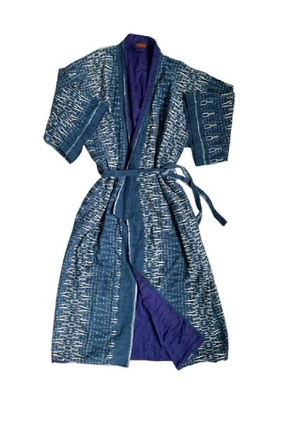 Vintage Indigo Duster Robe Jacket Selected by SharpLilTeeth