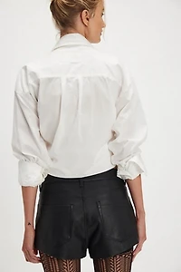 Blank NYC Rock Star Vegan Leather Shorts
