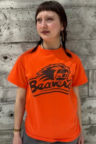 Orange Beavers Gildan T-Shirt Selected by Nomad Vintage