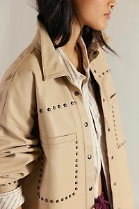 One Teaspoon Daria Leather Shacket
