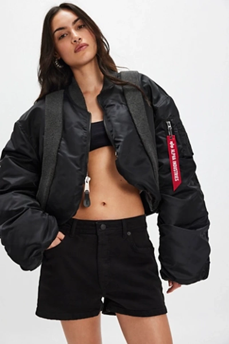 Alpha Industries MA-1 Knit Rib Flight Jacket