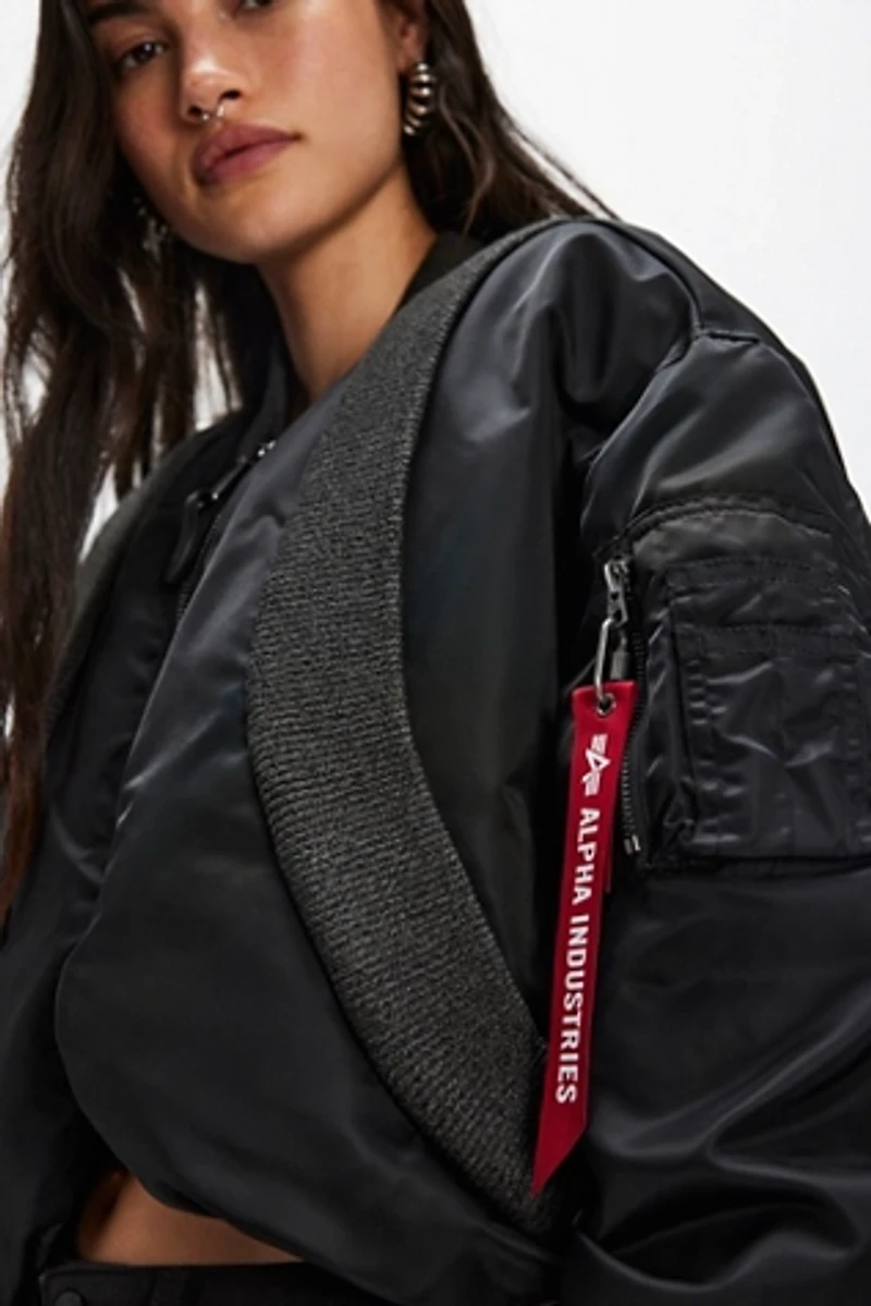 Alpha Industries MA-1 Knit Rib Flight Jacket
