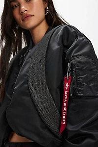 Alpha Industries MA-1 Knit Rib Flight Jacket