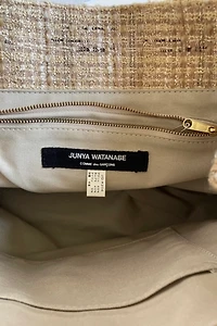 Junya Watanabe Embellished Boucle Tote Selected by FernMercantile