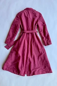 60's Pink Trench Style Coat Selected by Wax Plant