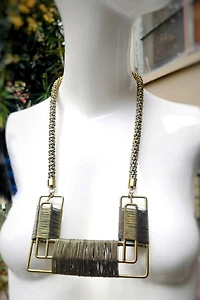 Artisan Modernist Wire Statement Necklace Selected by Garbage Soup