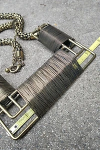 Artisan Modernist Wire Statement Necklace Selected by Garbage Soup
