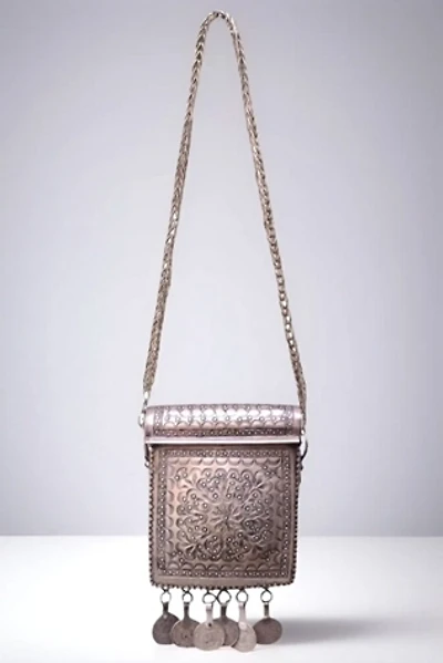 Vintage Moroccan Metal Box Purse Selected by Garbage Soup