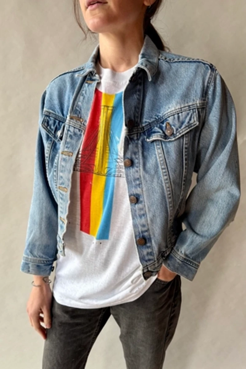 Cropped Levi's Denim Jacket Selected by Wax Plant