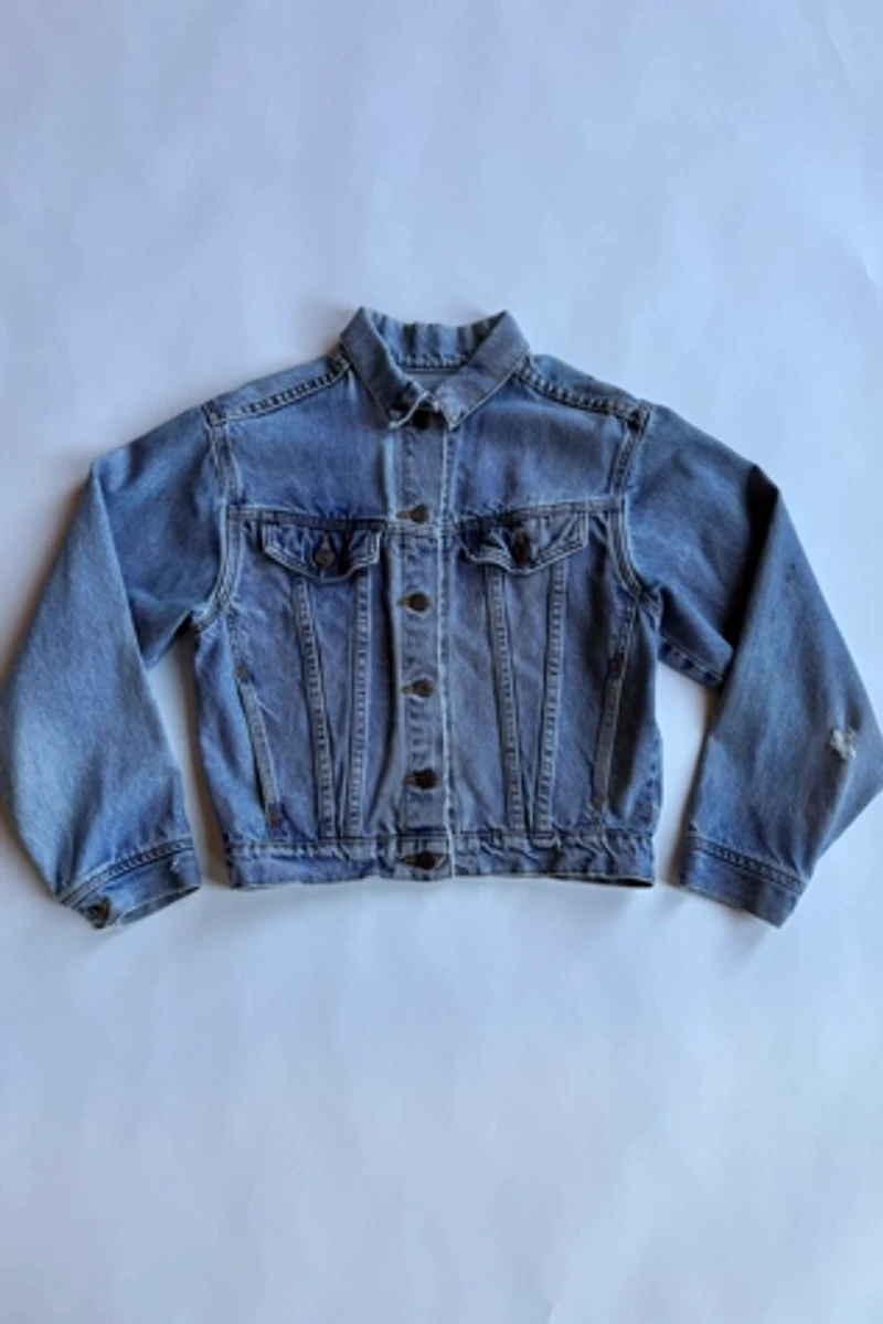 Cropped Levi's Denim Jacket Selected by Wax Plant