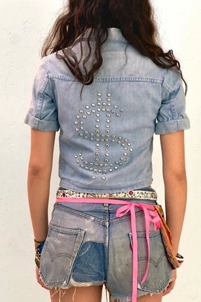 Vintage Denim Money Studded Jacket Top Selected by  Anna Corinna