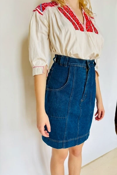 Vintage Denim Skirt Selected by Atlantic Vintage