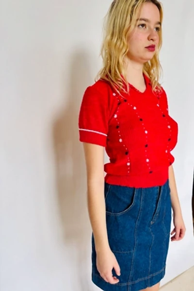 Vintage Short Sleeve Sweater Selected by Atlantic Vintage