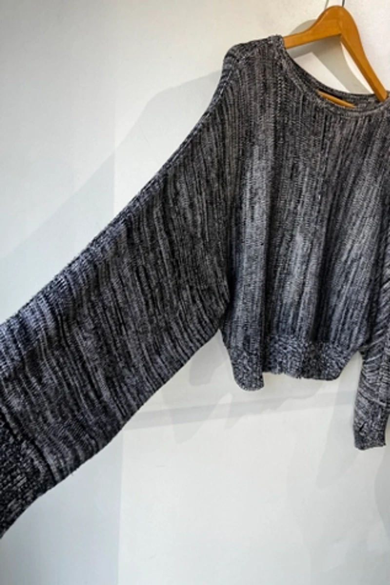 Damir Doma Black and White Knit Sweater Selected by The Curatorial Dept.