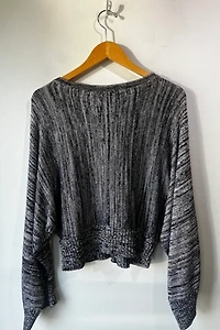 Damir Doma Black and White Knit Sweater Selected by The Curatorial Dept.