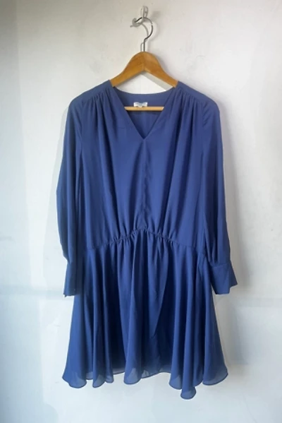 Kenzo Oversized Blue Drop Waist Dress Selected by The Curatorial Dept.