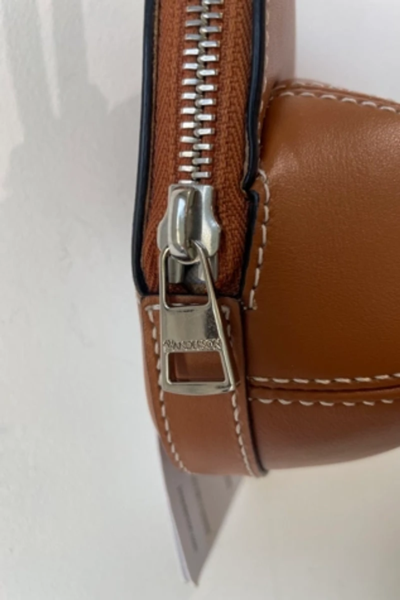 JW Anderson Brown Baseball Hat Necklace Bag Selected by The Curatorial Dept.