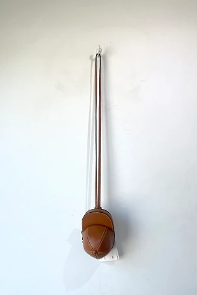 JW Anderson Brown Baseball Hat Necklace Bag Selected by The Curatorial Dept.