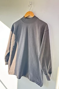 Rudy Jude Grey Mock Turtleneck Top Selected by The Curatorial Dept.