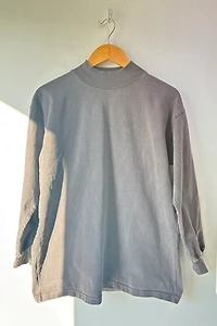 Rudy Jude Grey Mock Turtleneck Top Selected by The Curatorial Dept.