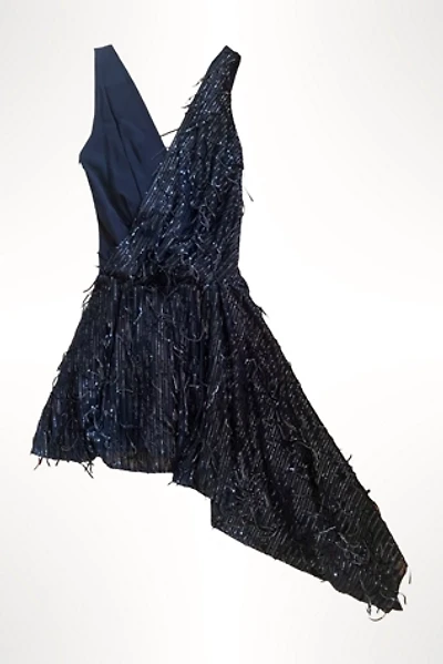 Y2K Cavalli Sequin Fringe Asymmetrical Party Dress Selected By Ritual Vintage