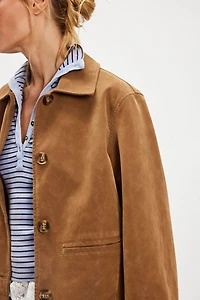 We The Free Hera Vegan Suede Jacket