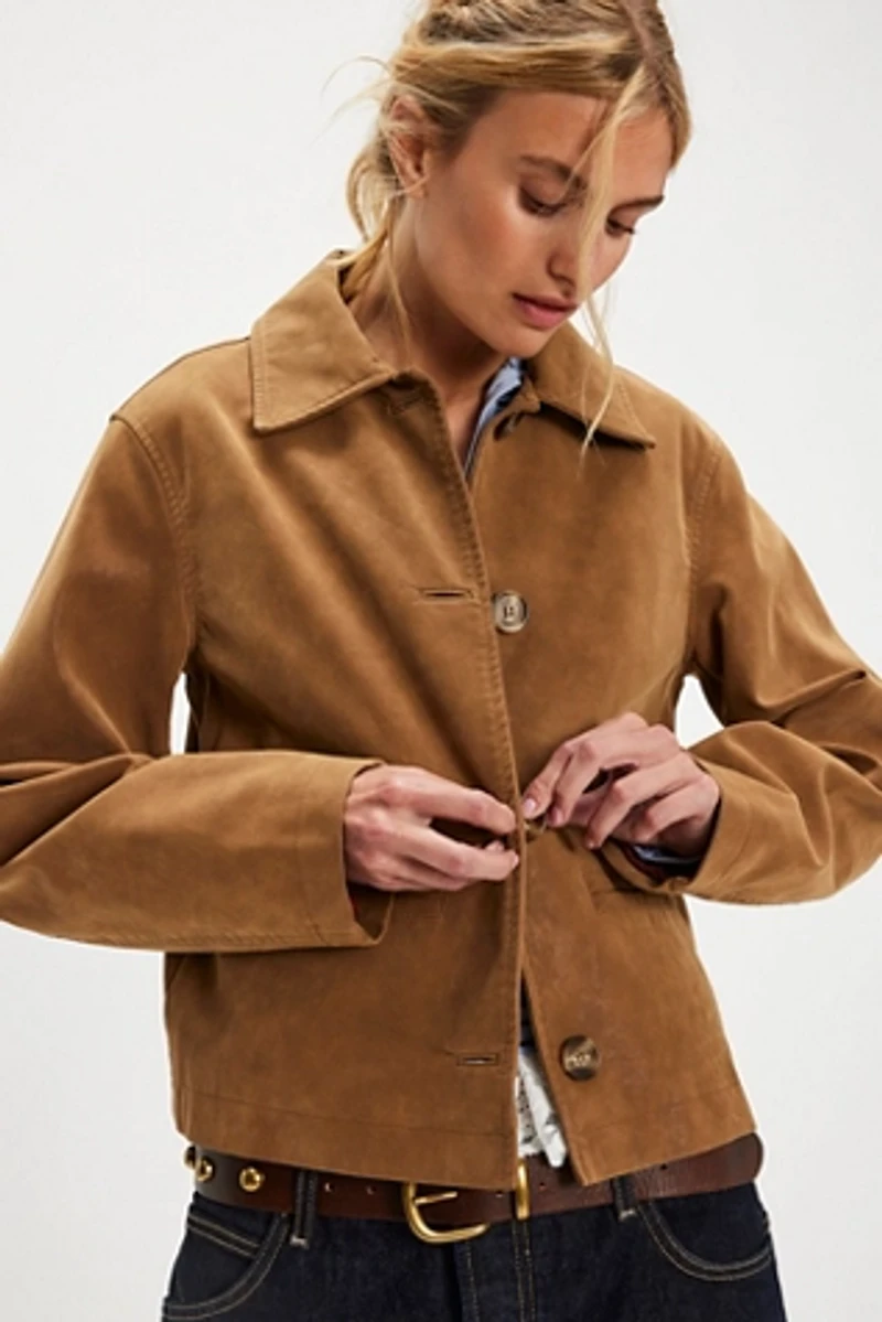 We The Free Hera Vegan Suede Jacket