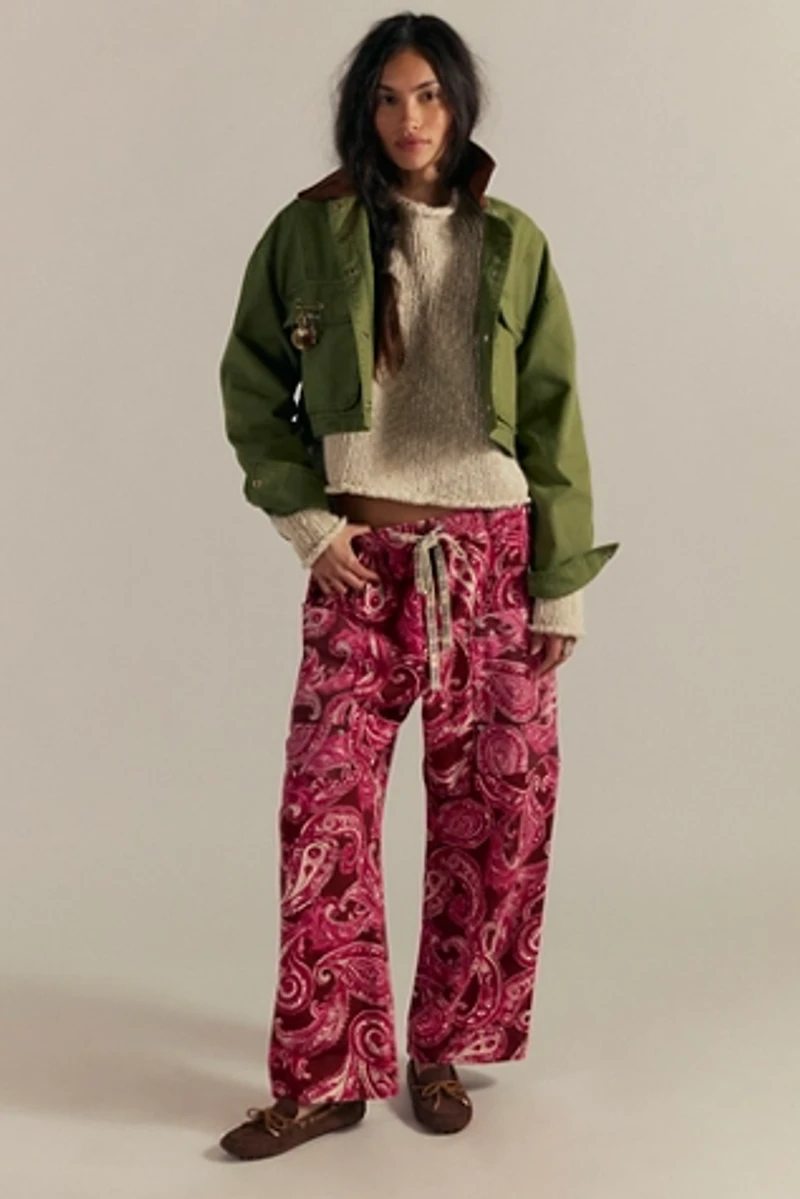 We The Free Jet Set Knit Printed Pull-On Pants