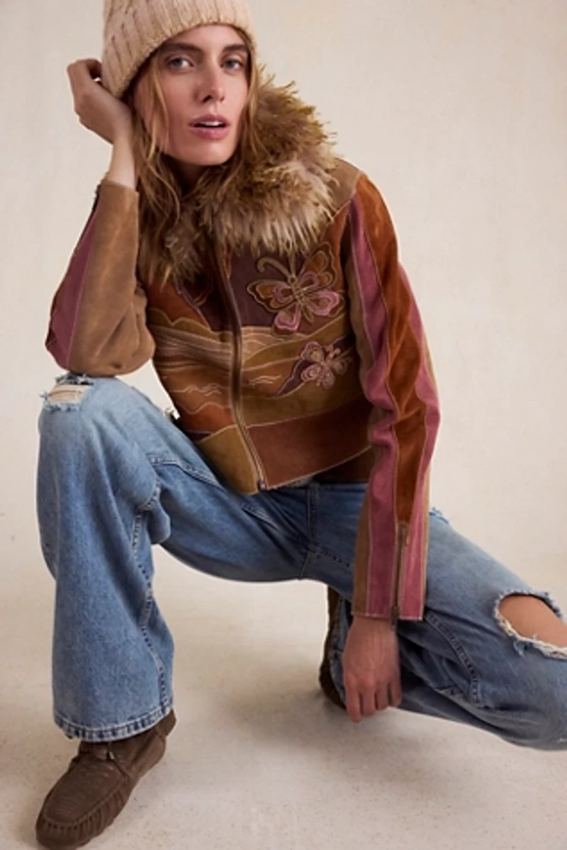 We The Free Hazel Harlow Suede Jacket