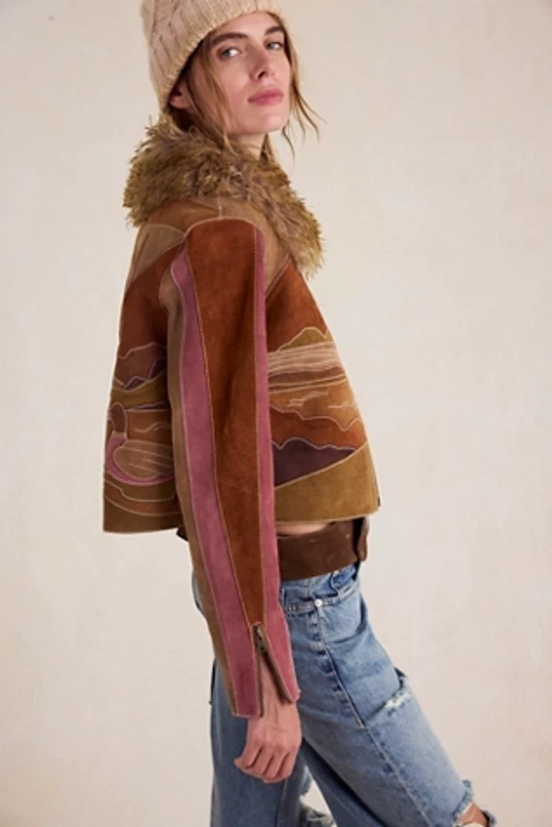 We The Free Hazel Harlow Suede Jacket