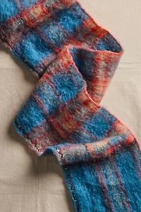 Highland Plaid Skinny Scarf