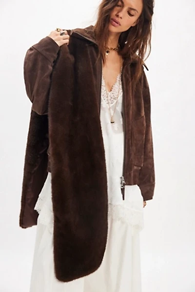Snow Angel Faux Fur Scarf